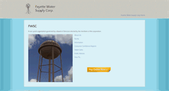 Desktop Screenshot of fayettewsc.com