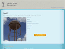Tablet Screenshot of fayettewsc.com